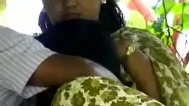 Boob press in park mms