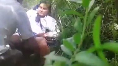 Desi outdoor sex video nepali school girl with lover