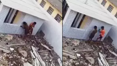 Unsatisfied aunty is caught fucking outdoor with brother of hubby, Desi mms