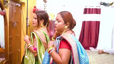 DESI MALLU TWO BAHBHI HARDCORE FUCK WITH LOCAL DEBAR WHEN THEY WERE ALONE AT HOME ( FULL MOVIE )