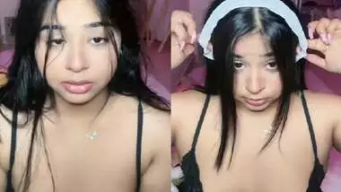 Accidental nipple slip of Tango video call sex girl