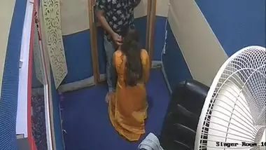 A singer gives a desi blowjob to the man in the audition