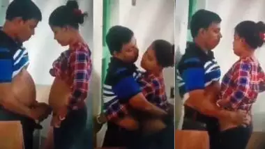 Working couple?s sex mms of fucking on the office balcony